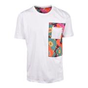 Katoenen T-shirt Bob , White , Heren