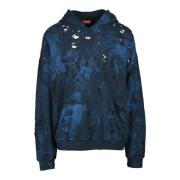 Katoenen Sweatshirt Diesel , Blue , Heren