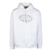 Sweatshirt Diesel , White , Heren