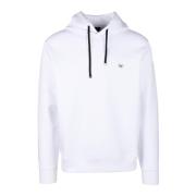 Stijlvolle Katoenmix Sweatshirt Emporio Armani , White , Heren