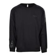 Zwem Sweatshirt 100% Katoen Moschino , Black , Heren