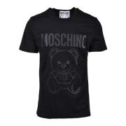 Tshirt Moschino , Black , Heren