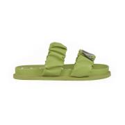 Rubberen sandaal Armani Exchange , Green , Dames