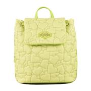 Stijlvolle Rugzak met Polyester Mix Love Moschino , Green , Dames