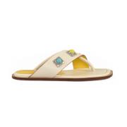 Sandalo Etro , Beige , Dames