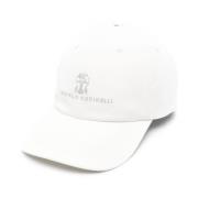 Witte hoeden voor stijlvolle uitstraling Brunello Cucinelli , White , ...