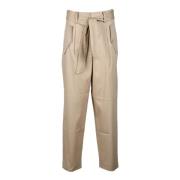 Katoenen Weekendbroek Max Mara Weekend , Beige , Dames