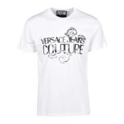 Tshirt Versace Jeans Couture , White , Heren