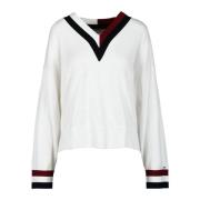 Katoenen Gebreide Trui Tommy Hilfiger , White , Dames