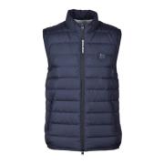 Puffer Vest met polyester vulling Woolrich , Blue , Heren