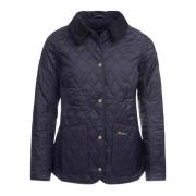 Marineblauwe Gewatteerde Jas met Gevormde Stiksels Barbour , Blue , Da...