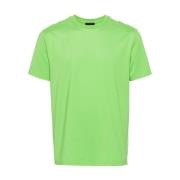 Groene T-shirts en Polos met Logo Peuterey , Green , Heren