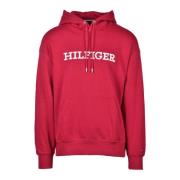 Katoenen Sweatshirt Tommy Hilfiger , Red , Heren