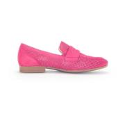 Geperforeerde Roze Pumps - Damesschoenen Gabor , Pink , Dames