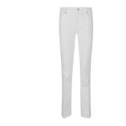 Slim Fit Jeans - Donkerblauw 7 For All Mankind , White , Dames