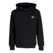 Zwarte Hoodie met Voorzak Propaganda , Black , Heren