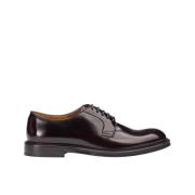 Heren leren Derby veterschoen | burgundy Doucal's , Red , Heren