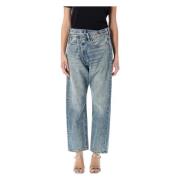 Blauwe Lena Crossover Jeans R13 , Blue , Dames