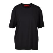 Zachte Katoenen T-shirt Wild Cashmere , Black , Dames