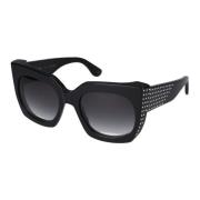 Stijlvolle zonnebril Aa0062S Alaïa , Black , Dames