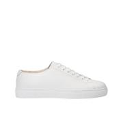 Heren sneaker van geschuurd leer | wit Doucal's , White , Heren