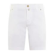 Slim Fit Bermuda Shorts Jacob Cohën , White , Heren