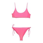 Stijlvolle Bikini Set met Elastische Mix Gaëlle Paris , Pink , Dames