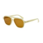 Maneval T7H Sunglasses Retrosuperfuture , Yellow , Unisex