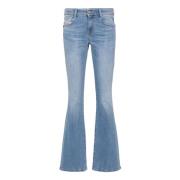 Flared Denim Jeans Diesel , Blue , Dames