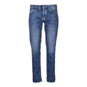 Stijlvolle Jeans met Katoen en Elastaan Emporio Armani , Blue , Heren