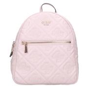 Imitatie Leer Rugzak Guess , Pink , Dames