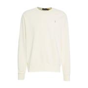 Beige Sweater met Geborduurd Logo Polo Ralph Lauren , Beige , Heren