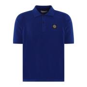 Heren Polo Shirt Stone Island , Blue , Heren