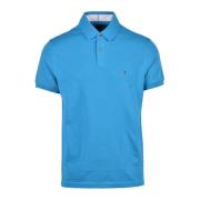 Katoen Elastaan Polo Shirt Tommy Hilfiger , Blue , Heren