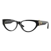 Stijlvolle Bril in Zwart Versace , Black , Dames