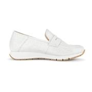 Witte Dames Loafer - Stijlvolle Collectie Gabor , White , Dames