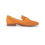 Oranje Dames Loafer - Stijlvol Schoeisel Gabor , Orange , Dames