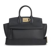 Soft Studio Tassen Collectie Salvatore Ferragamo , Black , Dames