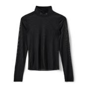 Mesh Blouse Margotsw Zwart Sofie Schnoor , Black , Dames