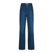 Wide Fit Denim Jeans Riani , Blue , Dames