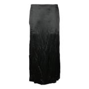 Stijlvolle Acetaat Gonna Rok Sportmax , Black , Dames