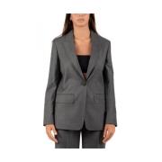 Elegante Studio Jas Max Mara Studio , Gray , Dames