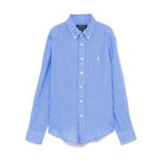 Blauwe Overhemd Collectie Polo Ralph Lauren , Blue , Heren