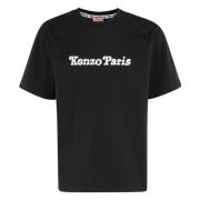 Stijlvolle Katoenen T-shirt voor Mannen Kenzo , Black , Heren