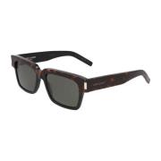 Square Frame Sunglasses SL 732 Vadim Saint Laurent , Brown , Unisex