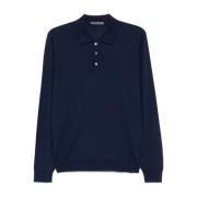 Blauwe Sweaters voor Mannen Corneliani , Blue , Heren