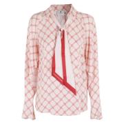 Stijlvolle Blouse voor Vrouwen Elisabetta Franchi , Multicolor , Dames