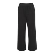 Wide Trousers Kaffe , Black , Dames