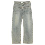 Denim Surface Wave Broek Entire Studios , Blue , Heren