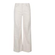 Stijlvolle Fray Jeans Mother , Beige , Dames